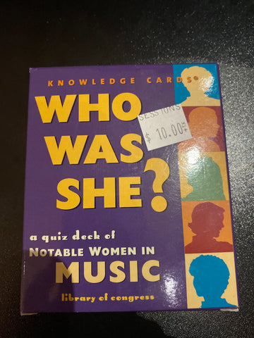 Who is she? - quiz deck of notable women in music