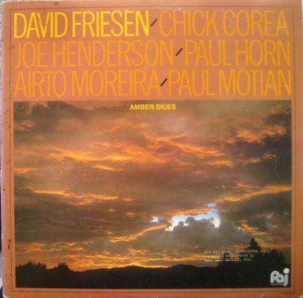 David Friesen - amber skies
