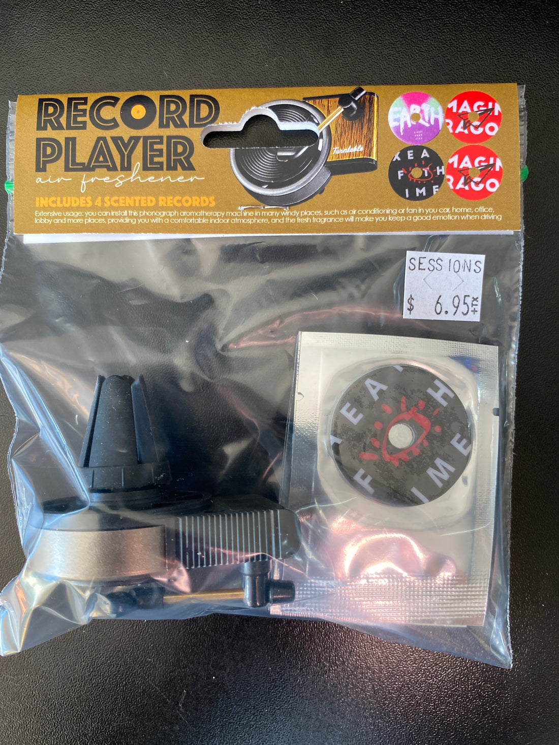Record player air freshener