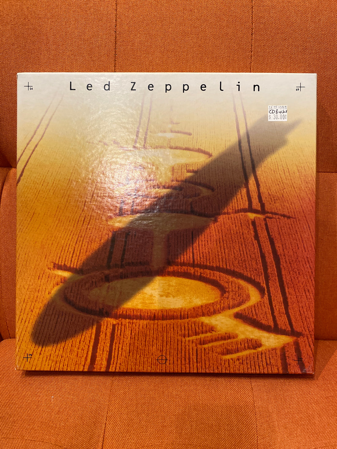 Led Zeppelin 4 CD box set with book -used NM