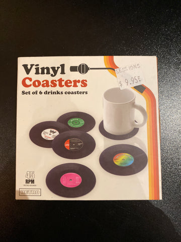 Vinyl coasters