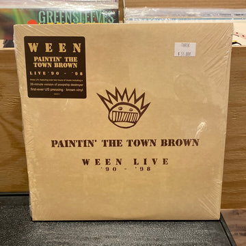 WEEN - PAINTIN'  THE TOWN BROWN LIVE '90 - '98 - NEW SEALED VINYL 3LP BROWN