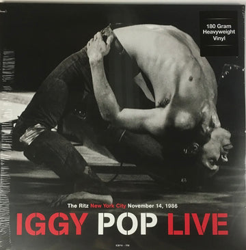Iggy Pop - Live At The Ritz, NYC 2x LP Record Vinyl -180 Gram