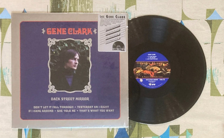 Gene Clark 12" 45 RPM EP Back Street Mirror 1967-68 Recordings RSD - Used