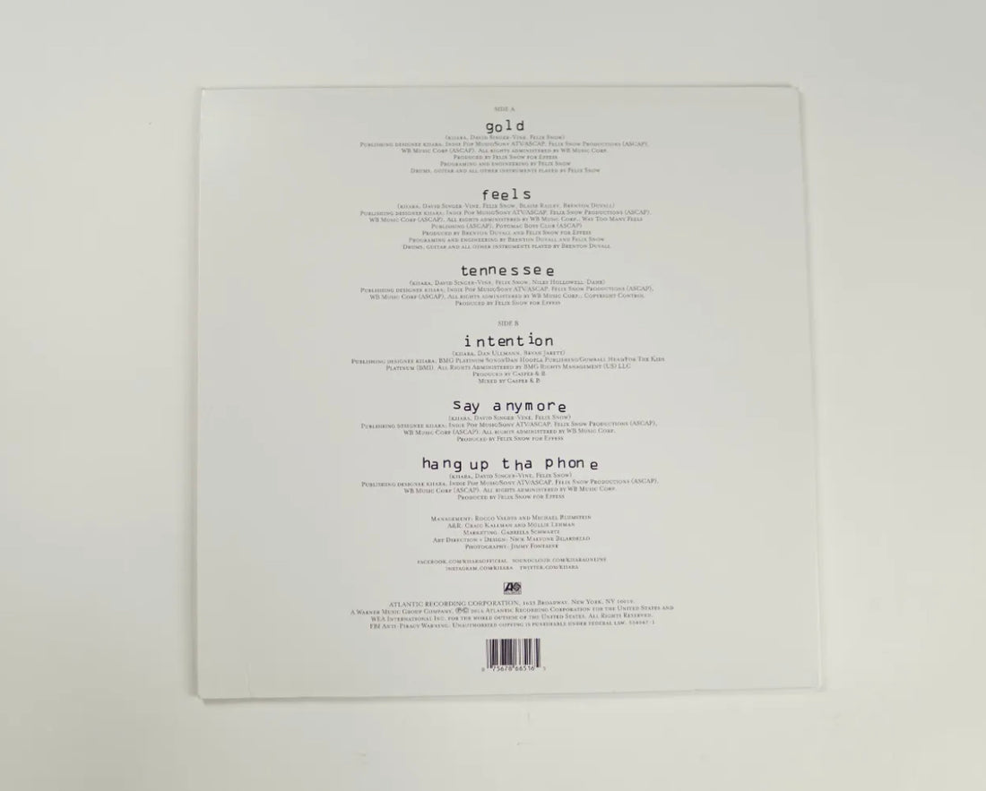 Kiiara - low kii savage -White vinyl - Used NM