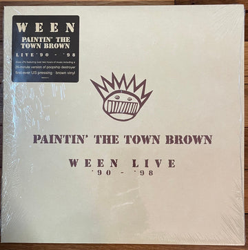 WEEN - PAINTIN'  THE TOWN BROWN LIVE '90 - '98 - NEW SEALED VINYL 3LP BROWN