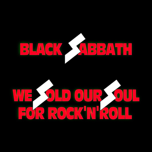 Black Sabbath- We Sold Our Soul For Rock N Roll USED VINYL